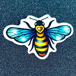 Queen Bee Glossy Single Aesthetic Sticker